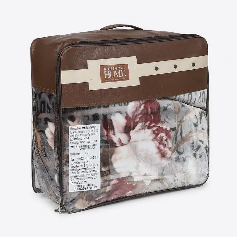 Monte Carlo Floral Elegance Blanket - 1042 GSM media 7