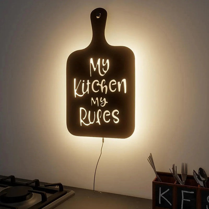 ChopBoard Backlit MDF Wall Accent media 3
