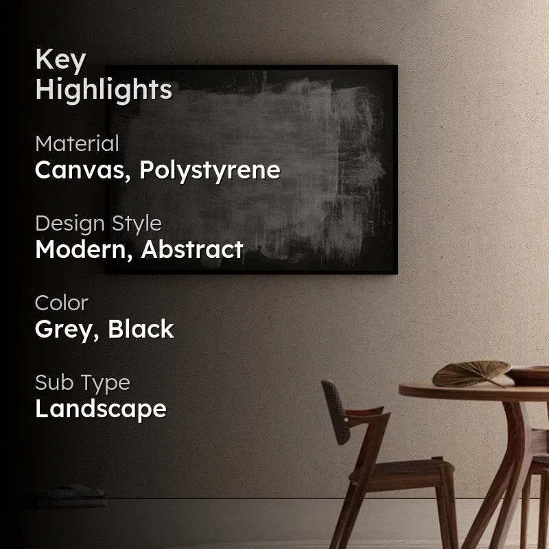 Abstract Ingrid Canvas Wall Painting - Black Frame media 2
