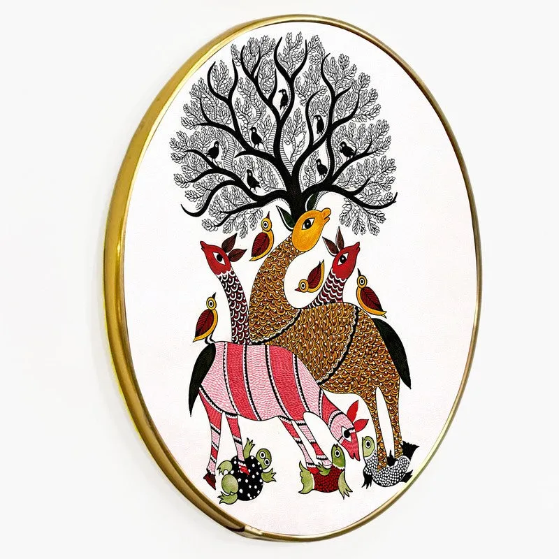 Madhubani Paper Wall Painting media 6