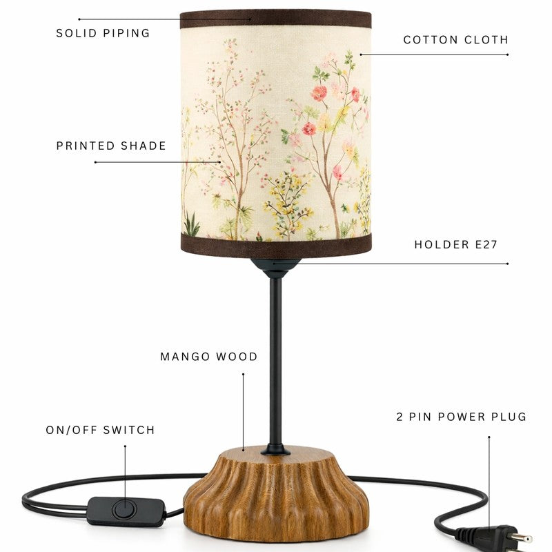 Clayton Decorative Cotton Table Lamp media 5