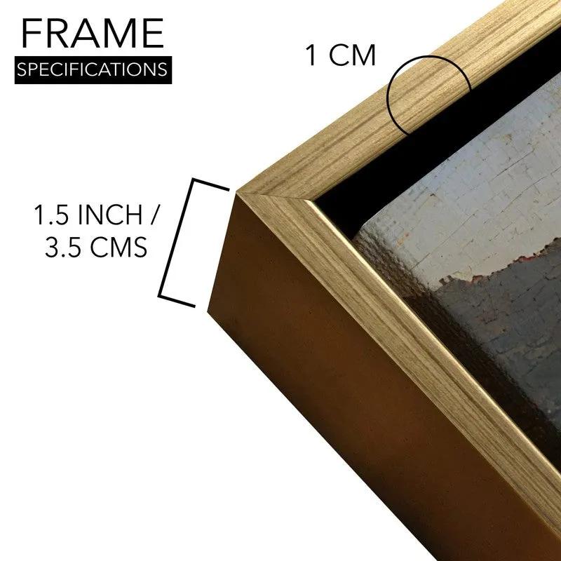 Loneboat Canvas Wall Painting With Frame media 6