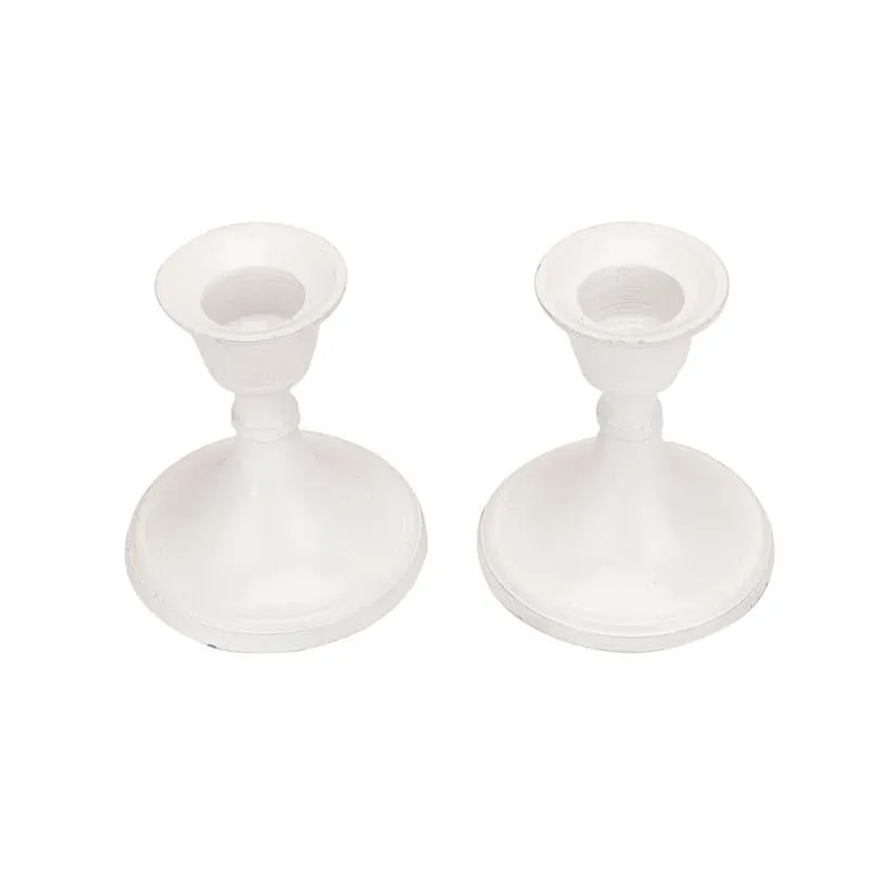 Gale Candle Holder (White) - Set Of Two media 4