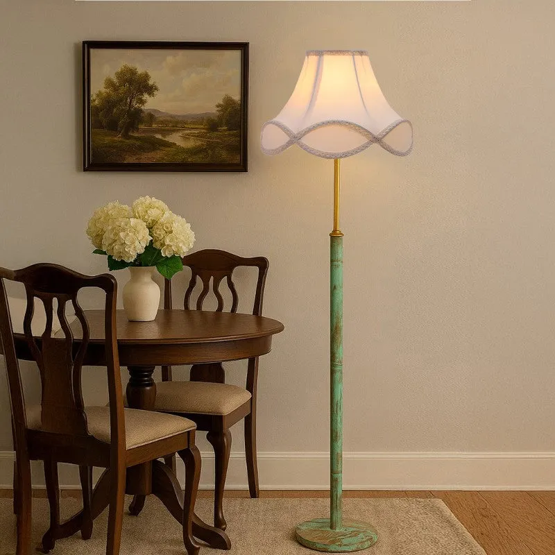 Cozy Nest Wooden Floor Lamp - Ivory media 3