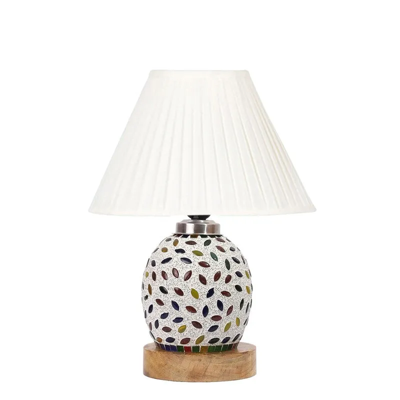 Elyra Pleatra Wooden Table Lamp - Multicolor media 5