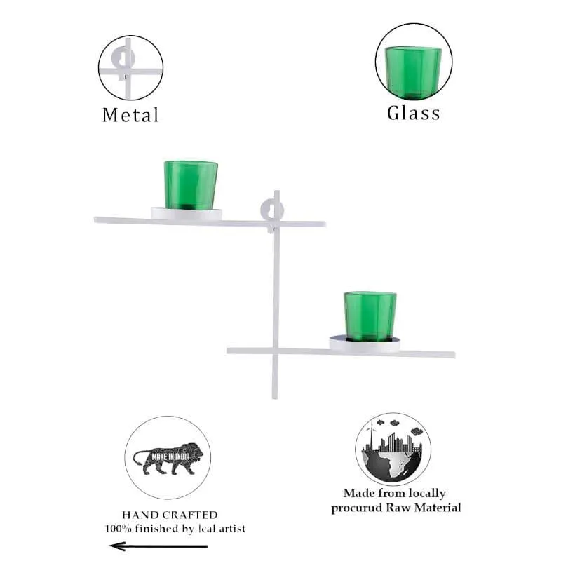 Terra Luminaire Votive Duo (Green) - Set Of Two media 5