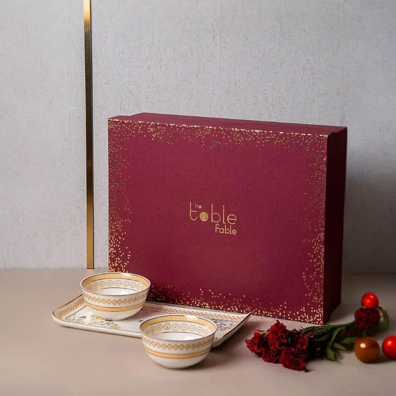 Hridi Bowl & Tray Gift Box - Set Of Three media 4
