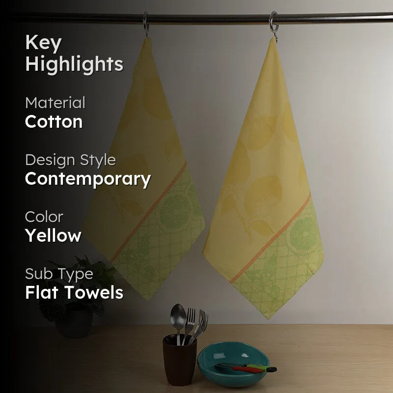 Spring Mist Cotton Kitchen Towel - Set Of Two media 2