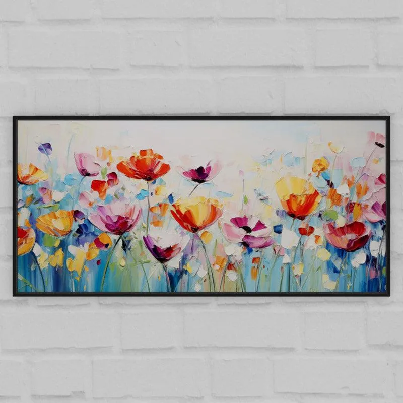 Golden Petalia Floral Wall Art media 2