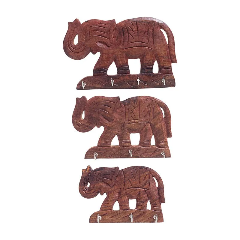 Elephant Cross Key Holder - Set Of Three media 3