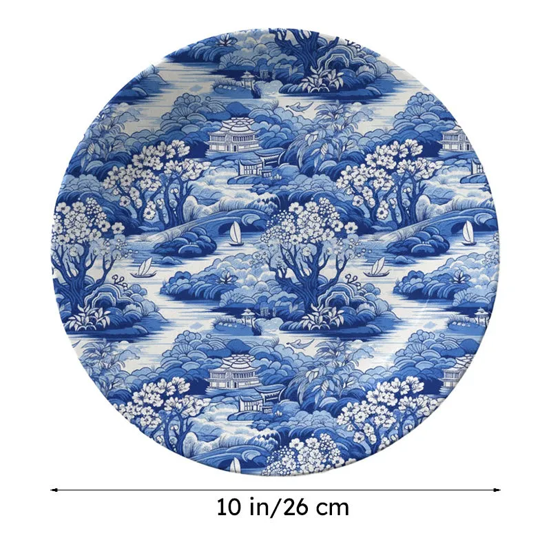 Chinese Blue Willow Wall Plate media 8