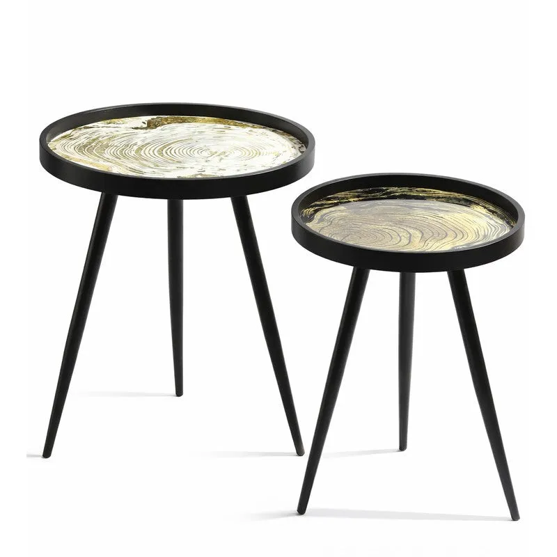 Compact Mango Wood Side & Bedside Tables - Set of Two media 3