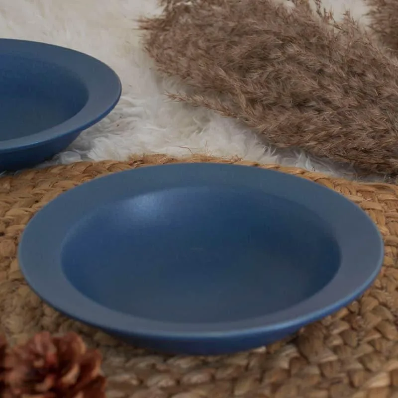 Rubeena Blue Pasta Plate - Set Of Two media 1