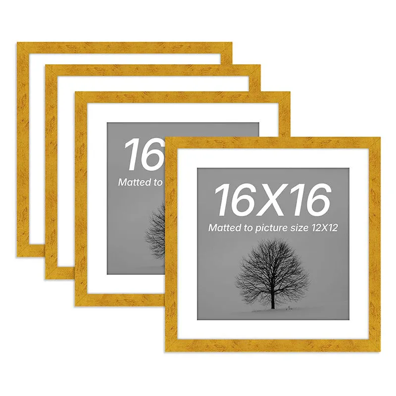 Naia Photo Frame (Gold) - Set Of Four media 3