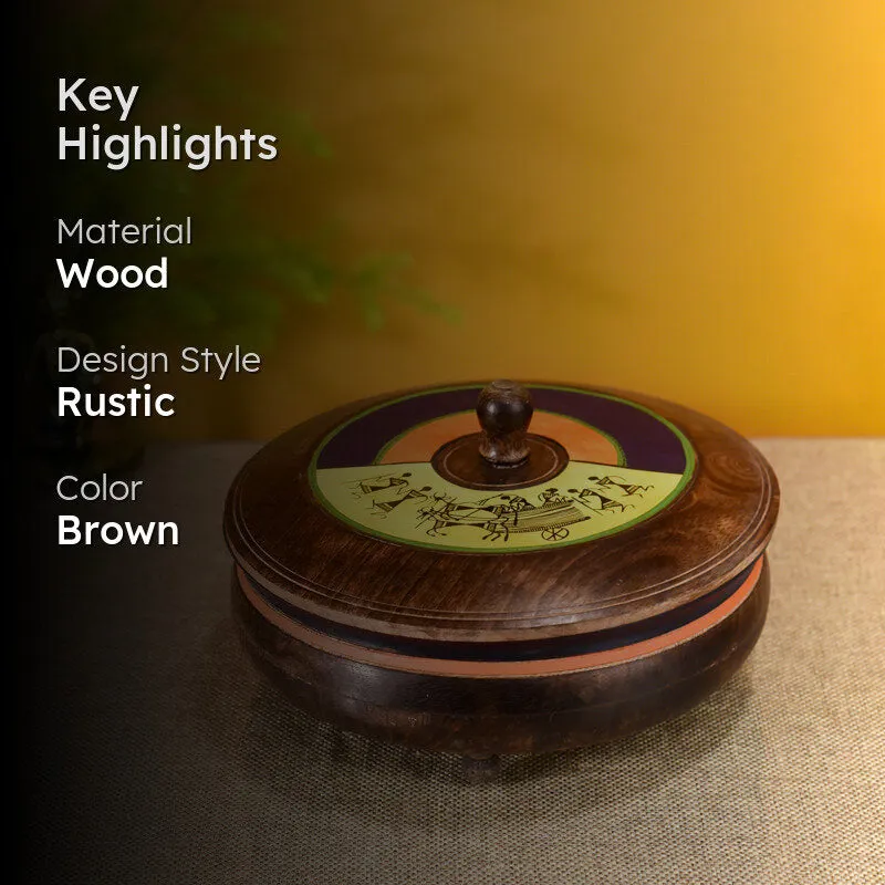Roe Handcrafted Wood Casserole media 2