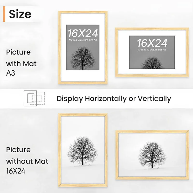 Driftwood Charm Rectangle Photo Frame (Beige) - Set Of Two media 7