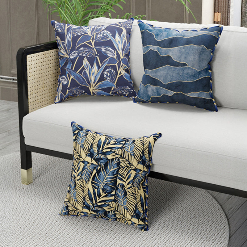 Chimayo Printed Microfiber Cushion Cover - Set Of Three