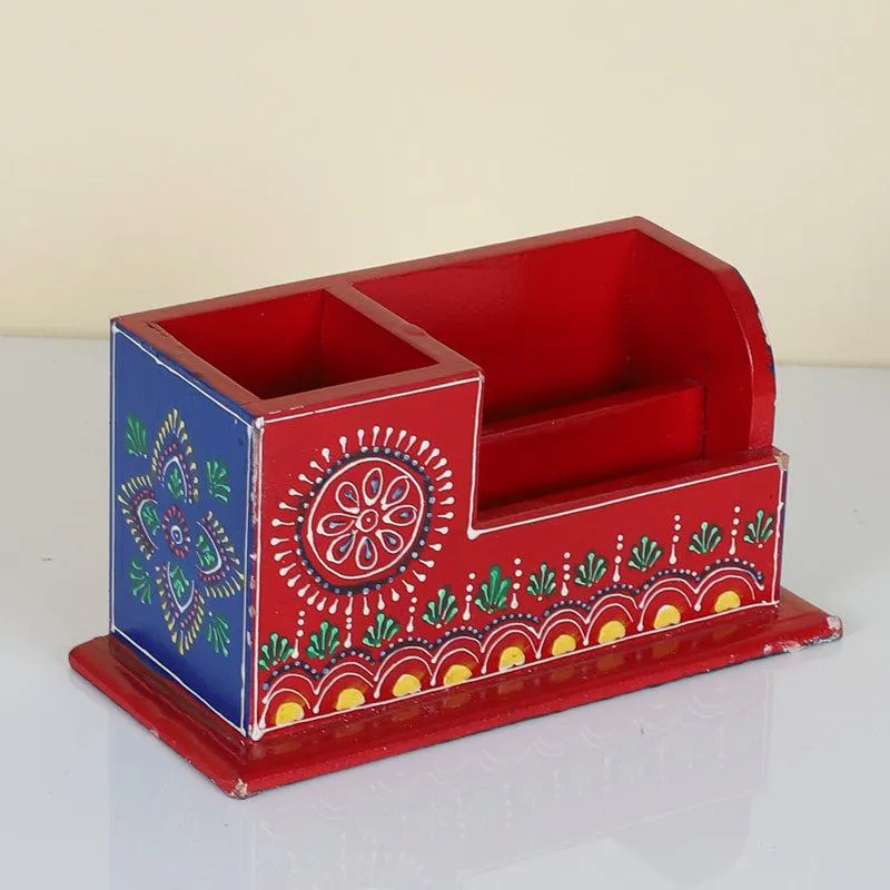 Vidya Handpainted Table Organizer media 5