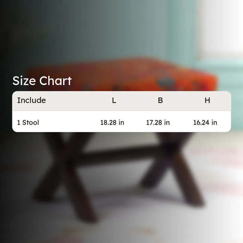 Jirox Sheesham Wooden Bench - Orange media 11