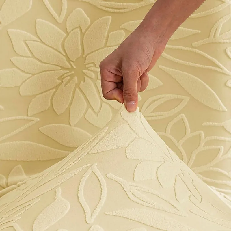 Serena Chair Cover (Beige) - Set Of Two - 4
