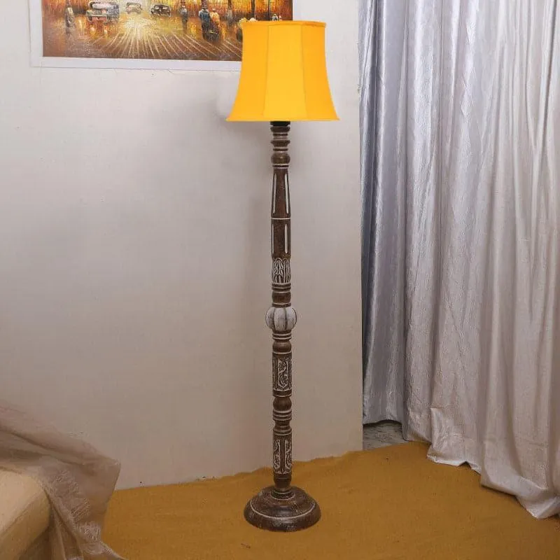 Colton Cone Floor Lamp - Yellow media 3