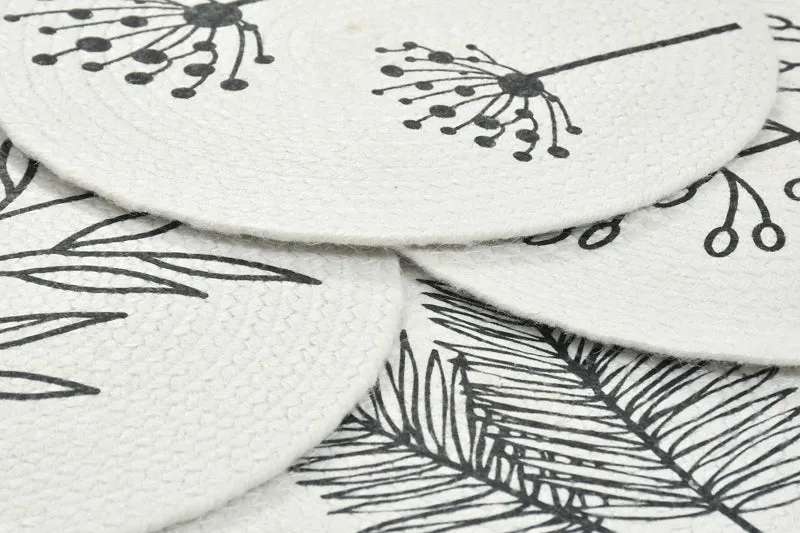 Hivi Round Placemat - Set Of Four media 5