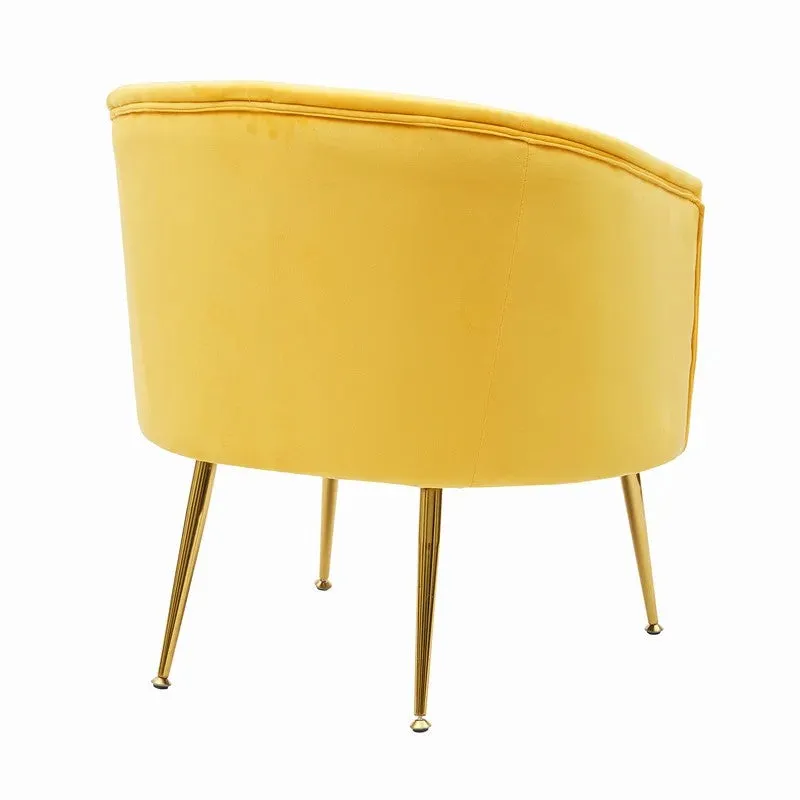 Stylo Neem Wood Accent Chair - Yellow media 4