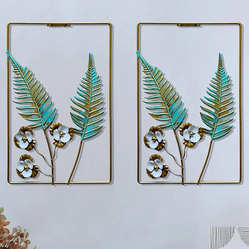 Sculpted Ferns Metal Wall Accent - Set Of Two media 6