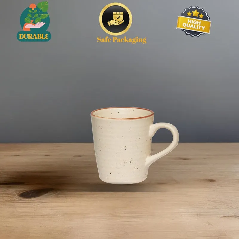 Ceramic Ceramic Coffee Mug (300 mL) - Beige media 4