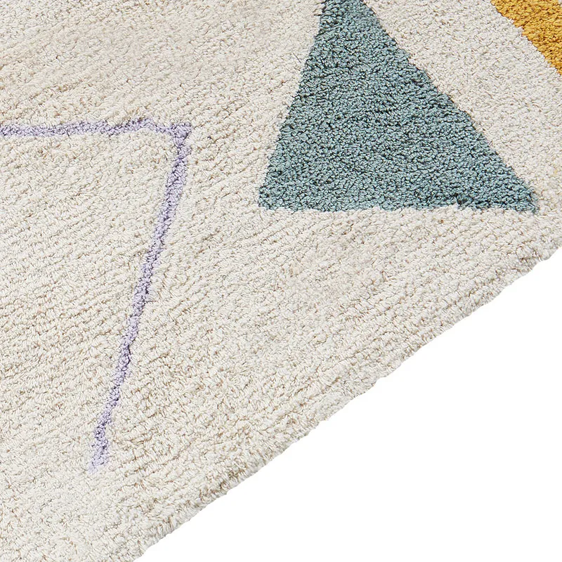 Plush Peak II Tufted Cotton Area Rug - Blue media 4
