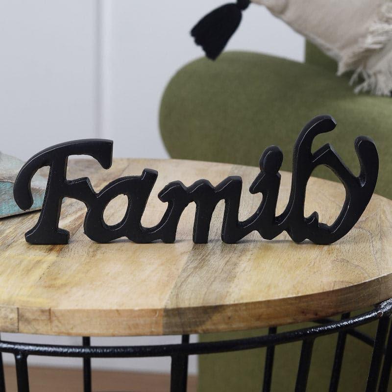 Family Forever Typography Showpiece - Black media 3