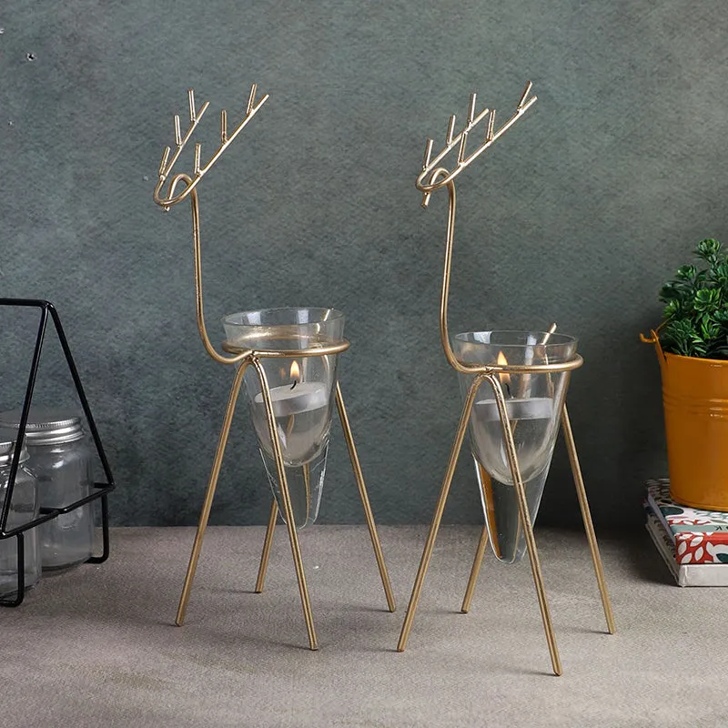 Stag-gering Light Candle Holder - Set Of Two media 6