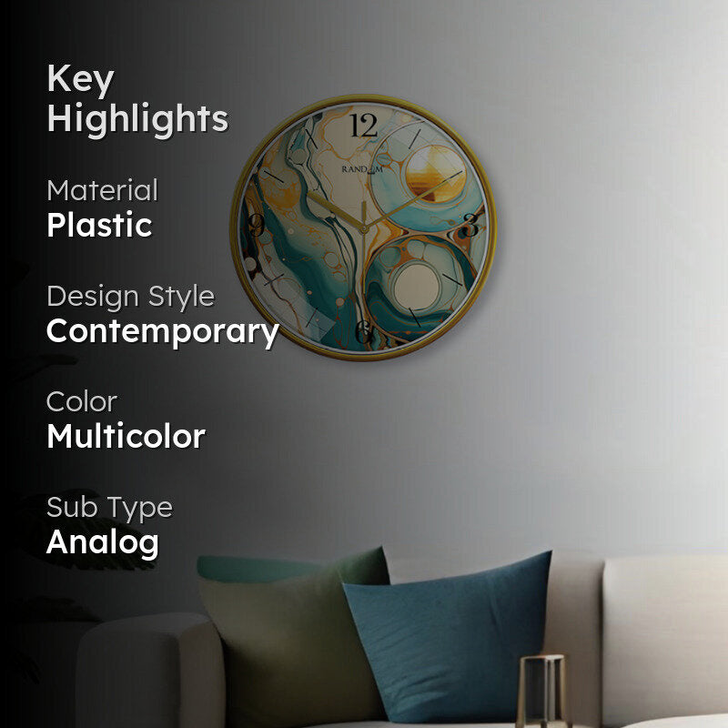 Aargo Abstract Wall Clock media 2