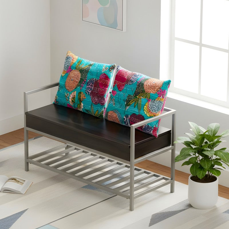 Wavex Metal Bench - Grey