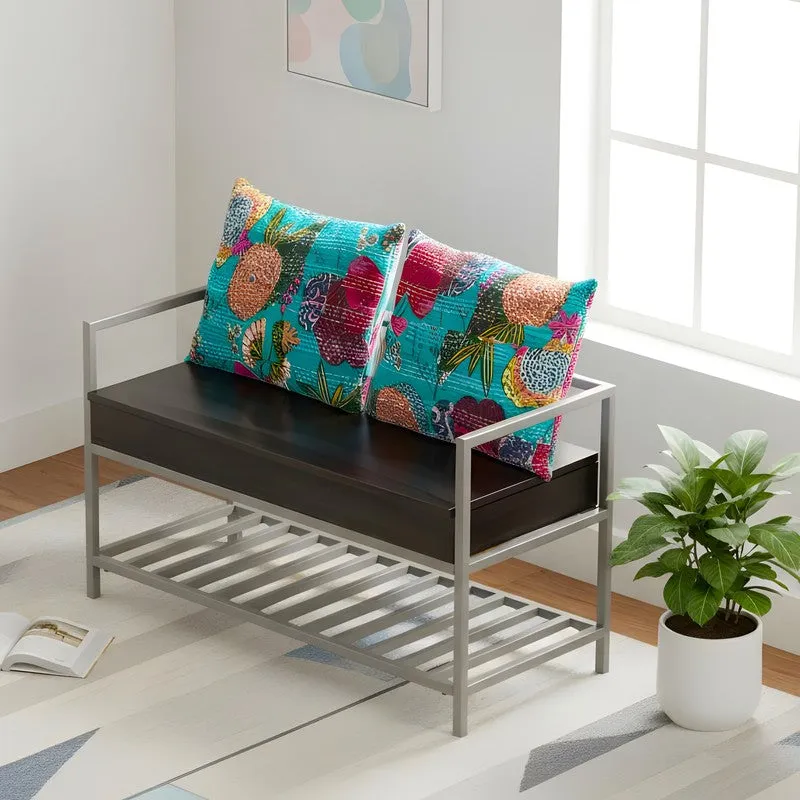 Wavex Metal Bench - Grey media 1