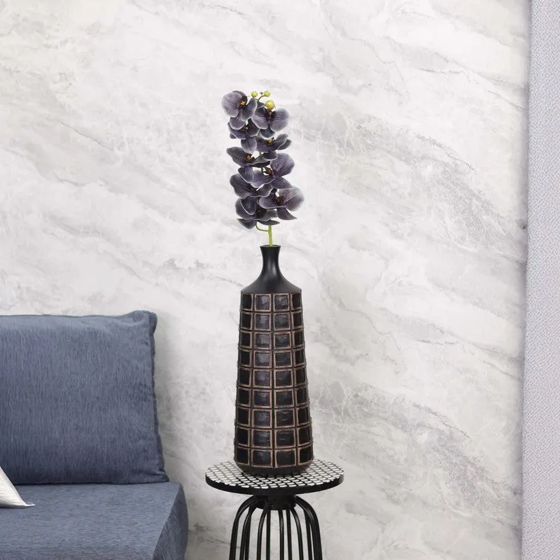 Decorative Artificial Orchids Flowers Stick - Grey media 4