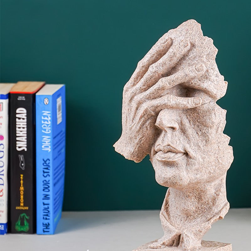 Still Thought Art Figure Showpieces - Beige media 7