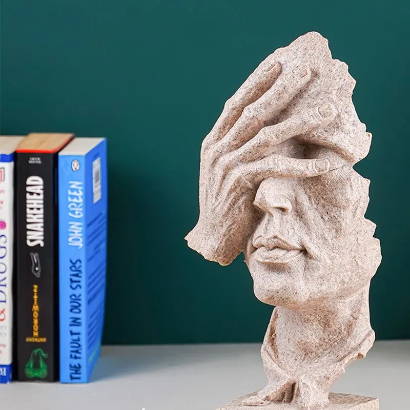 Still Thought Art Figure Showpieces - Beige media 7