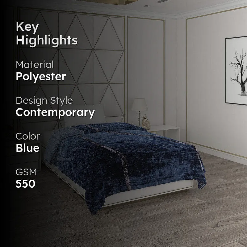Monte Carlo Midnight Luxe Blanket - 550 GSM media 2