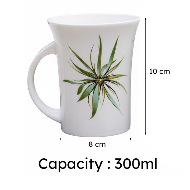 Florra Bone China Coffee Mug (300 mL Each) - Set Of Two media 8