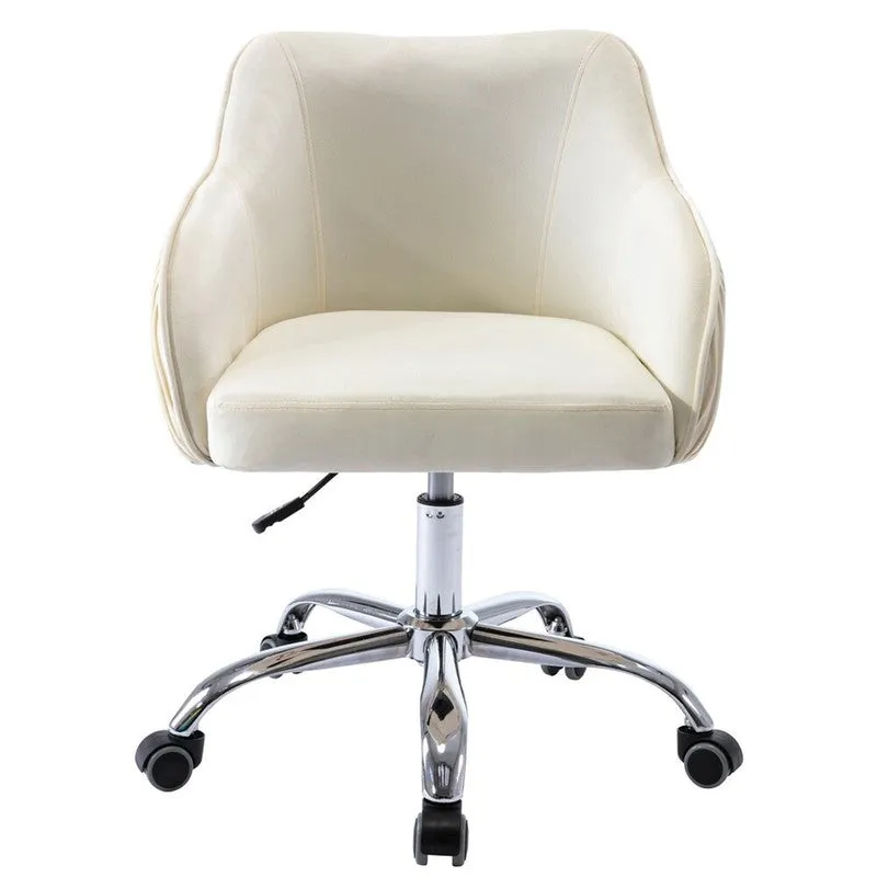 Seatron Metal Office Chair - Beige media 4
