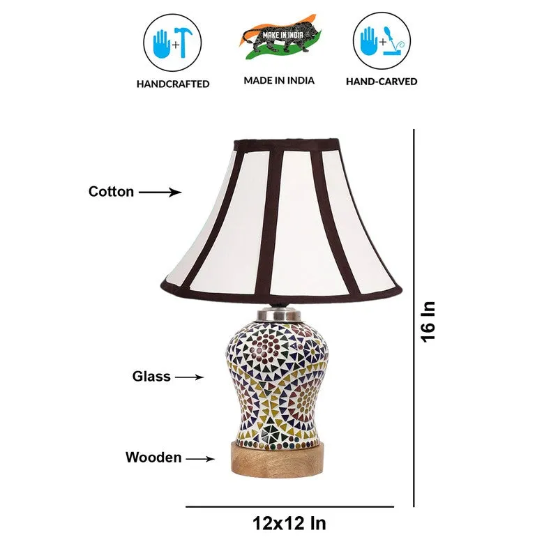 Aurenique Wooden Table Lamp - Multicolor media 9