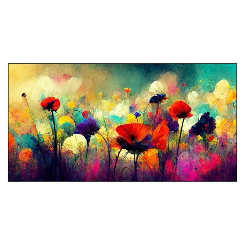 Abstract Bloomscape Canvas Wall Painting media 3