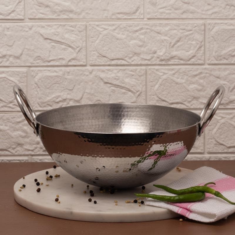 Vintage Hammered Kadhai - 3200 mL / 10 Inches