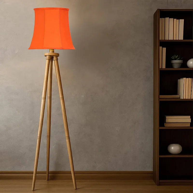 Cotin Curve Tripod Floor Lamp - Orange media 2