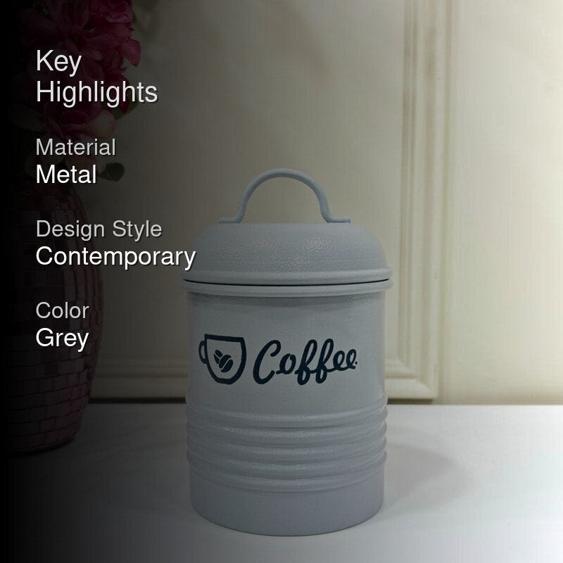 Ferrous Fun Coffee Storage Container (1300 mL) - Grey media 2