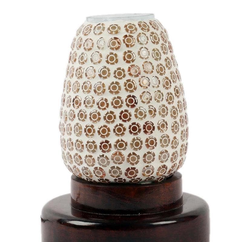 Floral Kink Glass Table Lamp - Multicolor media 4