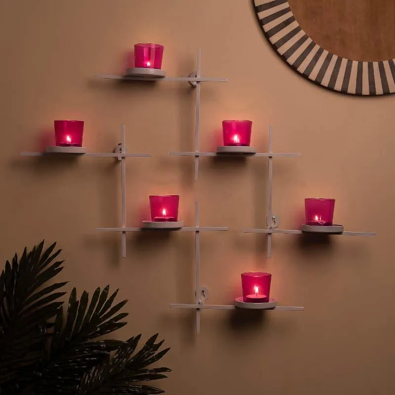Terra Luminaire Votive Trio (Pink) - Set Of Two media 1