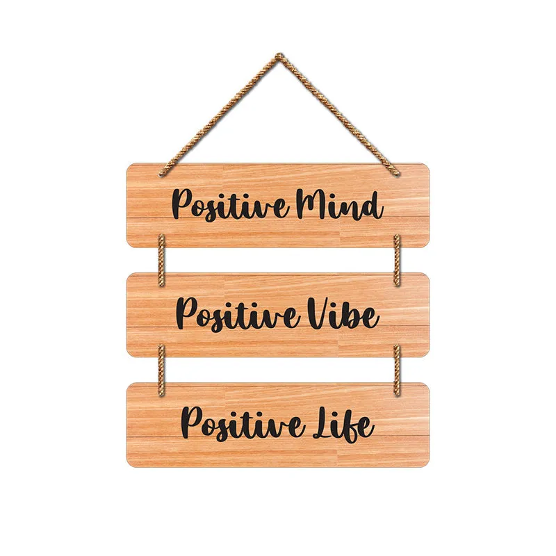 Positive Chime Wood MDF Wall Hanging media 4