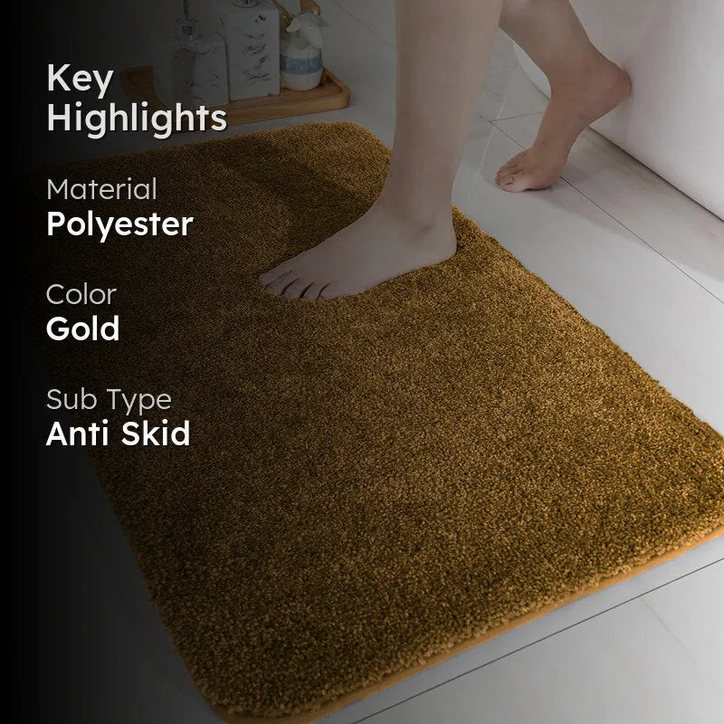 Nuo Luxe Bath Mat - Gold media 2